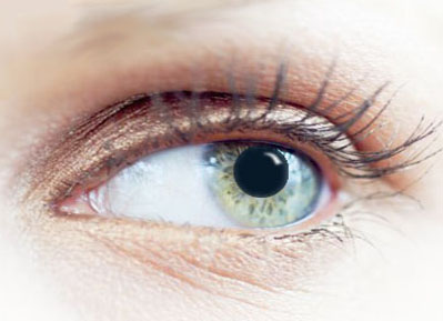 Lentilles de contact à infrarouge pour les yeux verts